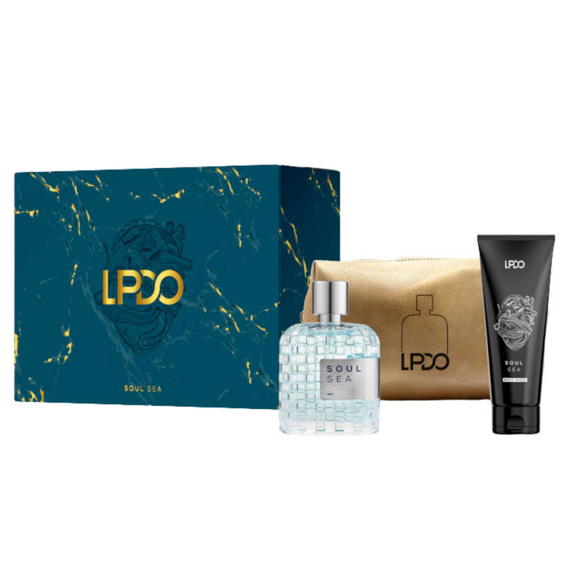 LPDO - Cofanetto Soul Sea - Eau De Parfum Intense 100ml + Body Wash 100ml + Pochette