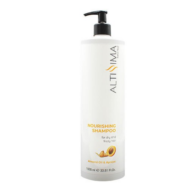 ALTISSIMA - Shampoo per capelli, nutriente ed idratante. Con estratti di Albicocca e olio di Mandorle1000 ml