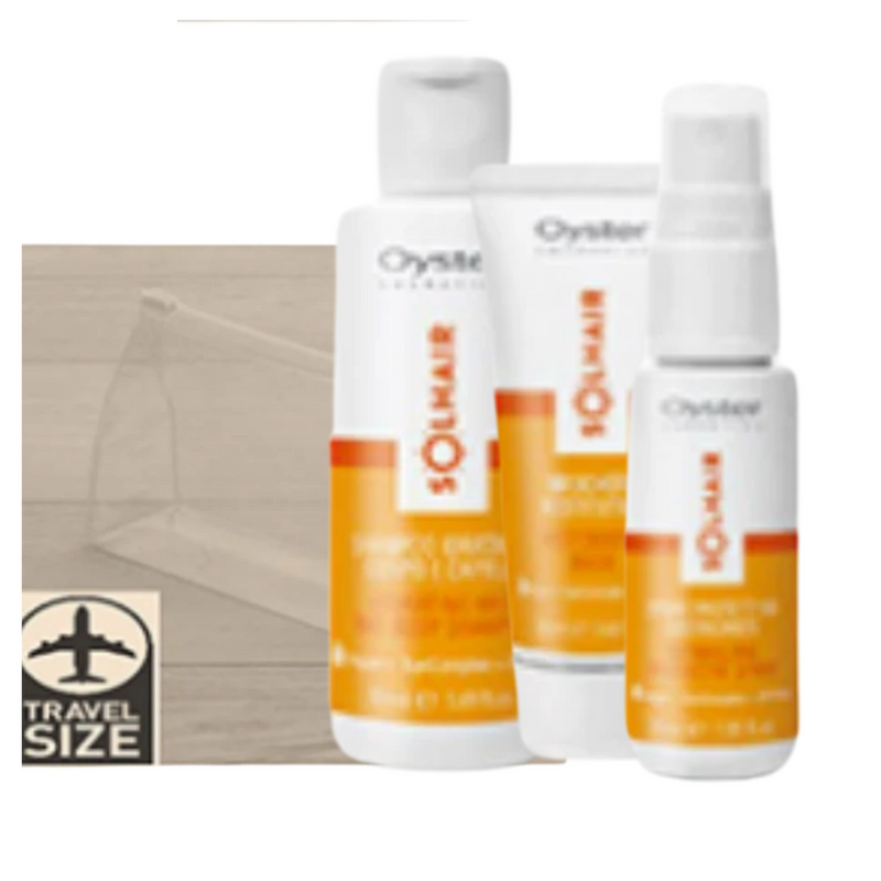 OYSTER - solhair travel kit shampoo + maschera + spray + travel bag
