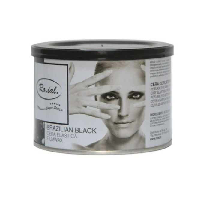 RO.ial - cera brasiliana black wax vaso 400 ml 1 pz