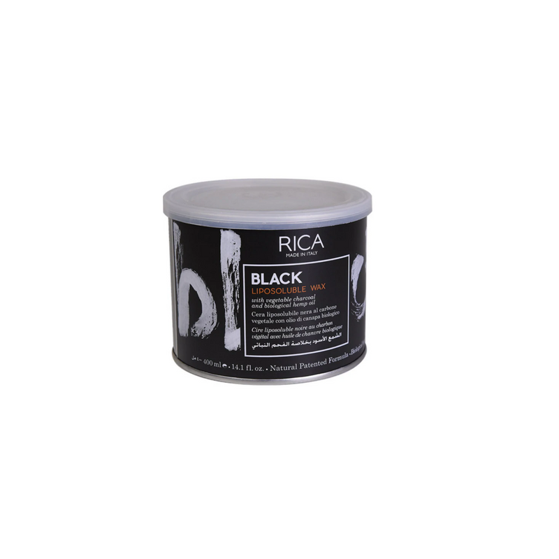 RICA - cera liposolubile black wax vaso 400 ml