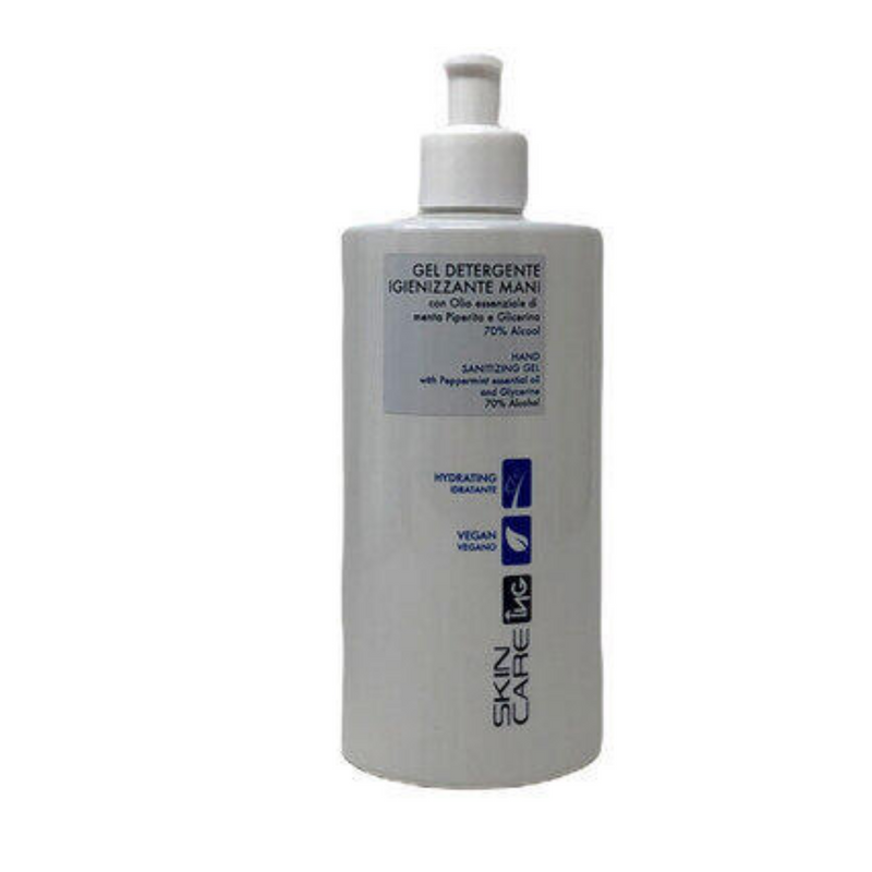 ING - Gel Mani Igienizzante con olio essenziale alla menta Skin Care 500 ml