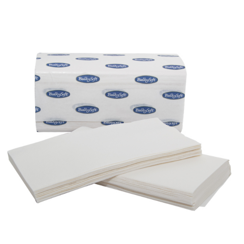 BULKYSOFT - asciugamani di carta in pura cellulosa piegati a z conf. 150 pezzi