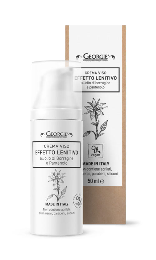 GEORGIE - Crema viso effetto Lenitivo all’Olio di Borragine e Pantenolo 50 ml