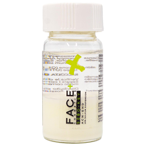 FACE+ - SeboKey Acn-End 10% Sulfur Suspension trattamento rimozione brufoli 20 ml