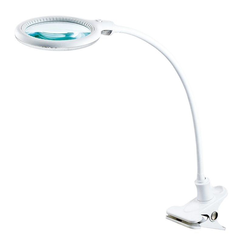 PERFECT BEAUTY - lampada led con lente di ingrandimento 3d e pinza clip
