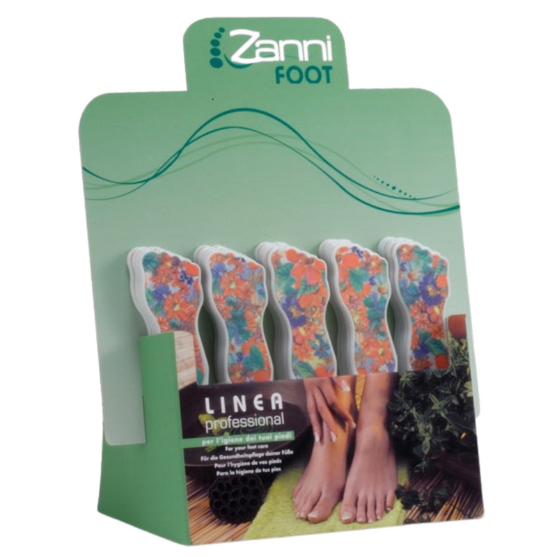 ZANNI  - Lima per talloni foot espositore 24 pz