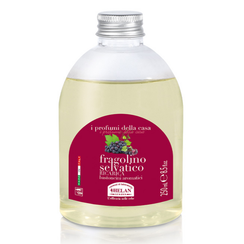 HELAN - Ricarica profumatori ambiente Bastoncini Fragolino 250 ml