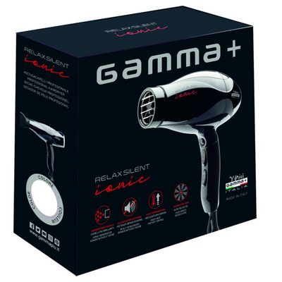 GAMMA+ - Asciugacapelli professionali Relax Silent Ionic con Generatore Ionico