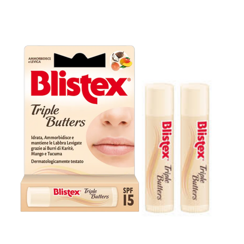 BLISTEX - Triple Butters stick labbra duo pack