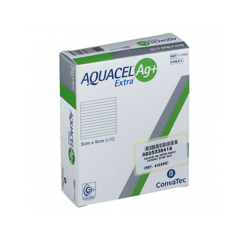 CONVATEC- Aquacel Ag+ Extra Medicazione Ioni Argento 5x5
