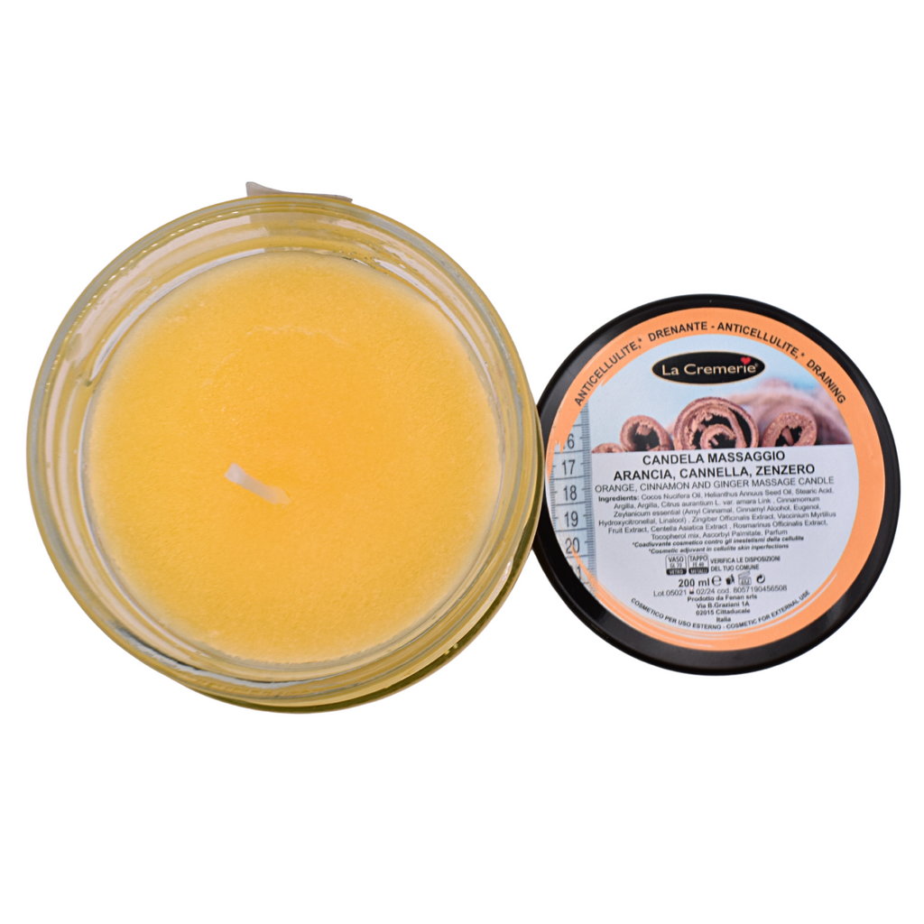 LA CREMERIE - Candela da massaggio Arancia Cannella & Zenzero 200ml –  B.usami