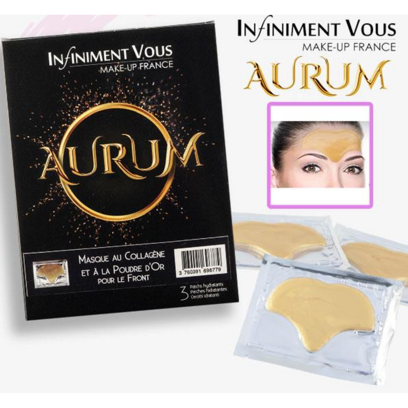 Aurum – Maschera oro fronte Idratante lifting 3 pz