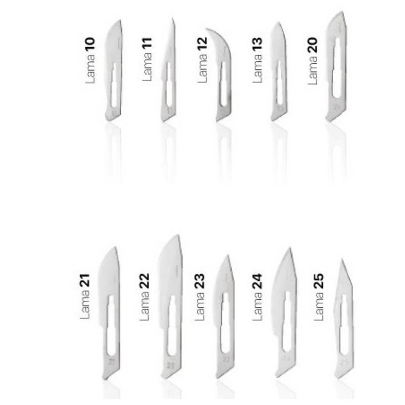 Lame Bisturi Kiato Pz.100 - Lame Sterili Intercambiabili In Acciaio - Foto 3