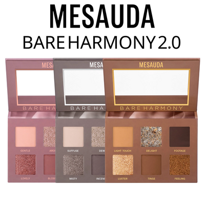 MESAUDA - Bare Harmony 2.0 palette da 6 ombretti 201-202-203
