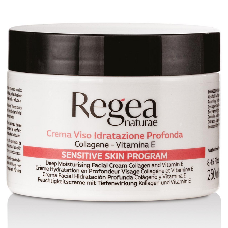 REGEA - Crema viso idratazione profonda collagene - vitamina E 250 ml