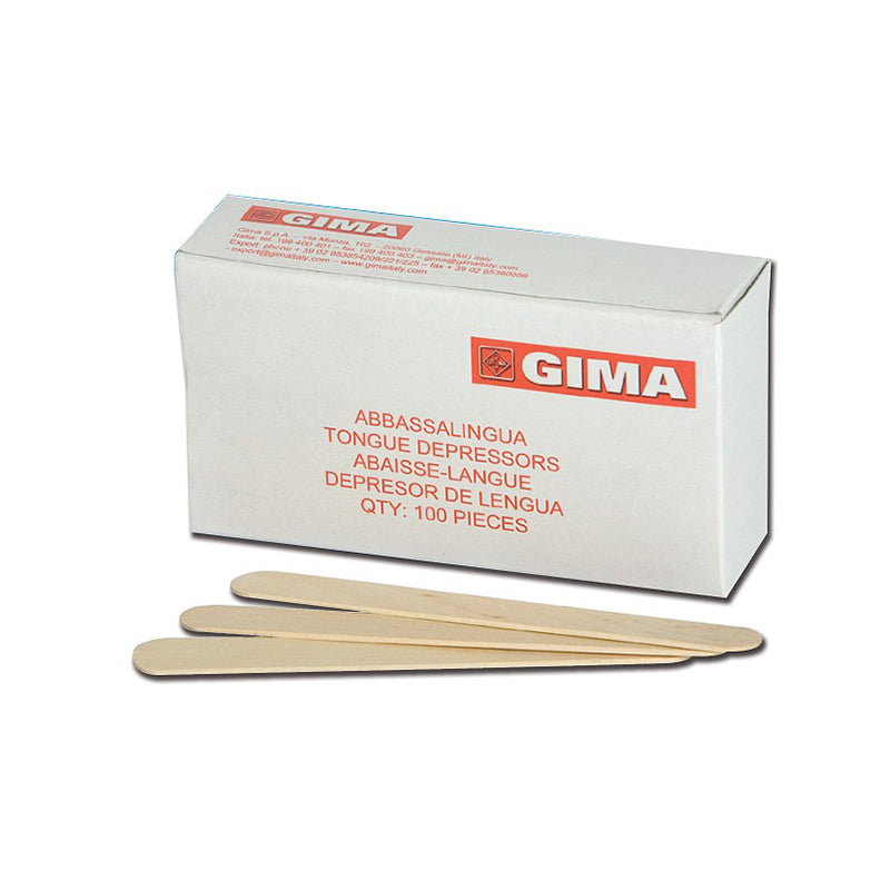 GIMA - spatole epilazione legno monouso 100 pz