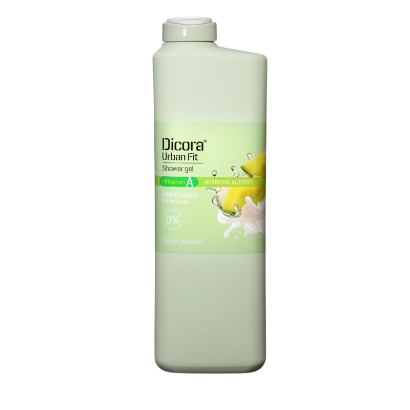 DICORA - Bagnoschiuma uf shower gel  latte & melone 750 ml / 400 ml