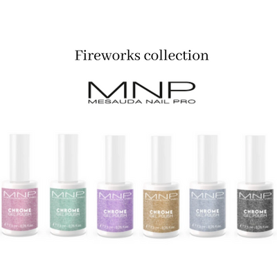 MNP - fireworks collection semipermanenti brillanti effetto chrome 7,5 ml