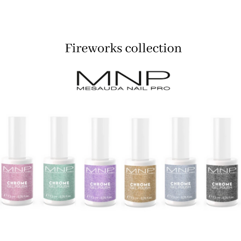 MNP - fireworks collection semipermanenti brillanti effetto chrome 7,5 ml