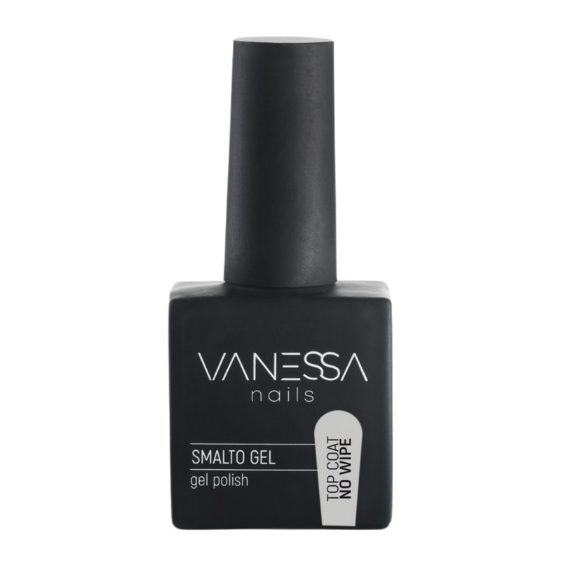 VANESSA - no wipe Top Coat  Finish Extra Lucido senza dispersione 8 ml