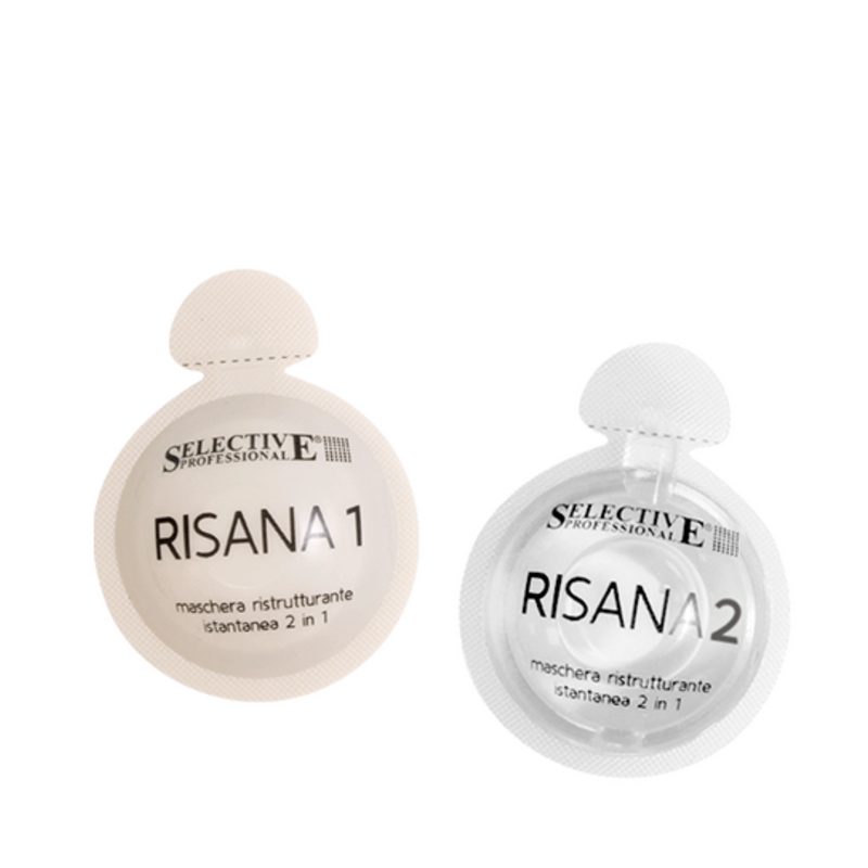 SELECTIVE - Risana Maschera ristrutturante istantanea 2 in 1 15 + 15 ml