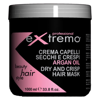 EXTREMO - Maschera capelli sechi e crespi all' olio di argan 250/1000ml