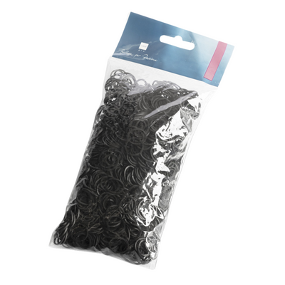 LABOR -  Elastici neri in caucciù confezione 100 gr