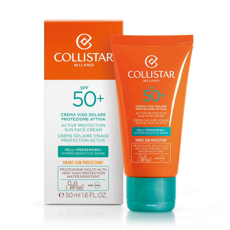 COLLISTAR - crema viso solare protezione attiva pelli ipersensibili SPF 50+