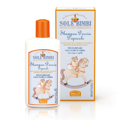 HELAN - SOLE BIMBI -Shampoo Doccia Doposole 200 ml