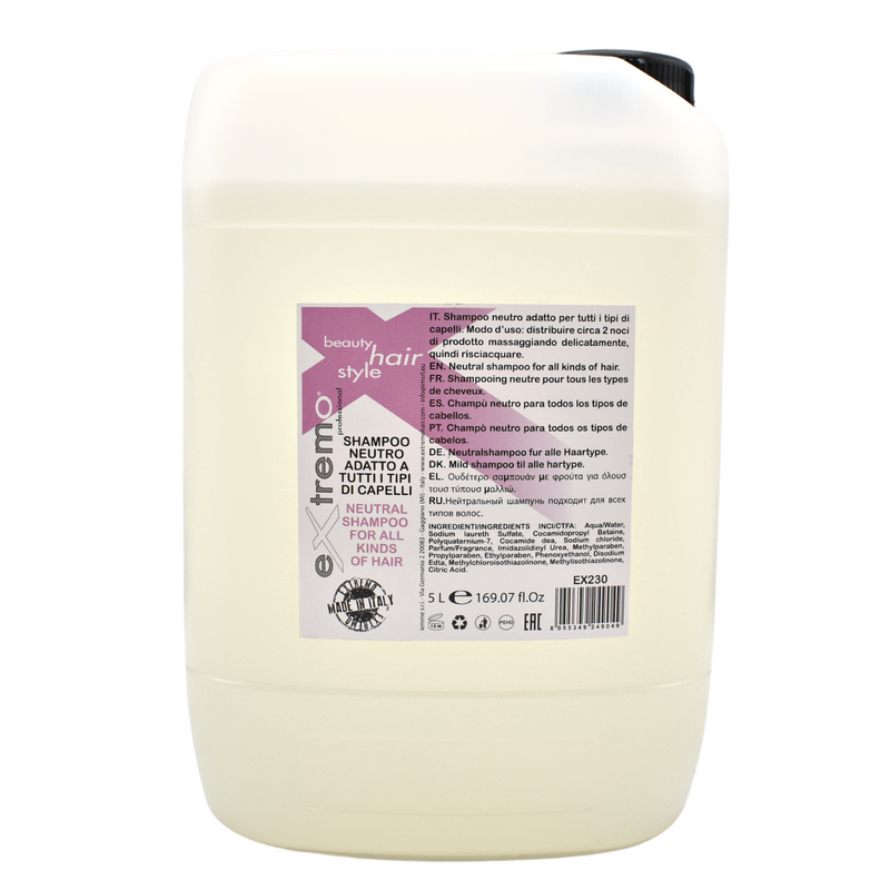 EXTREMO - Shampoo professionale Neutro tanica 5 litri