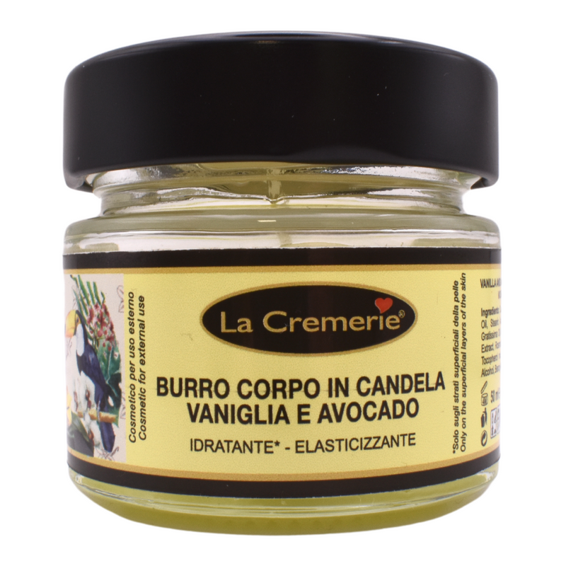 LA CREMERIE - Burro corpo in candela Vaniglia e Avocado 50ml